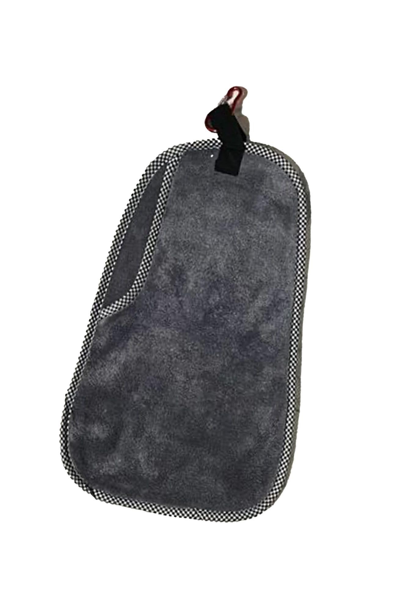 

Fishing Towel Fish Grip Double Structure with Carabiner Gray Fishing [sea grip]