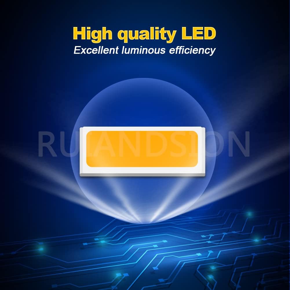 [12SMD High Brightness/Compatible with Many Vehicles] Ruiandsion BA15D LED Bulb