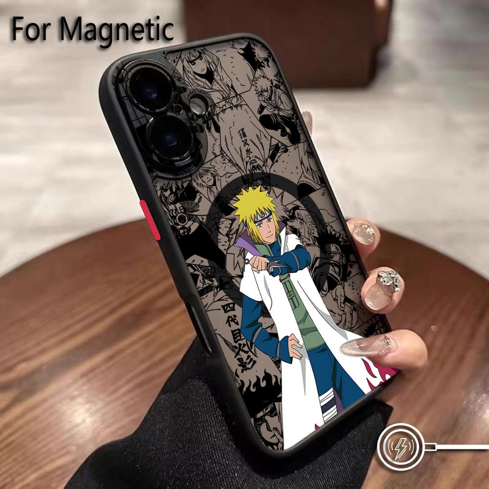 Narutos Minatos Namikazes Phone Case for iPhone 17 16 15 14 13 12 11 Air Pro Max Mini XR XS X 7 8 6 6s Plus Matte Magnetic