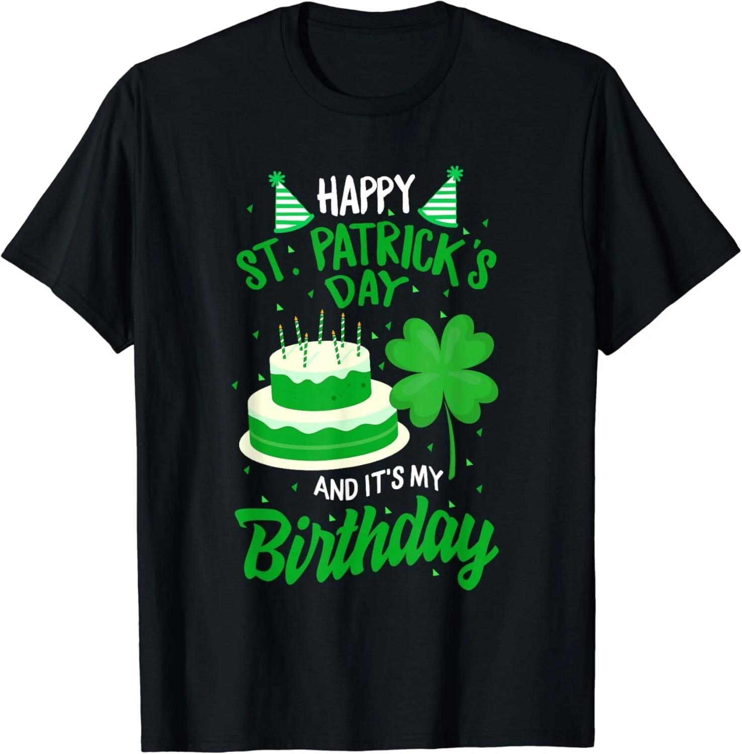 

St Patricks Day Yes It_s My Birthday Bday Happy Saint paddys Gift Unisex T-Shirt S
