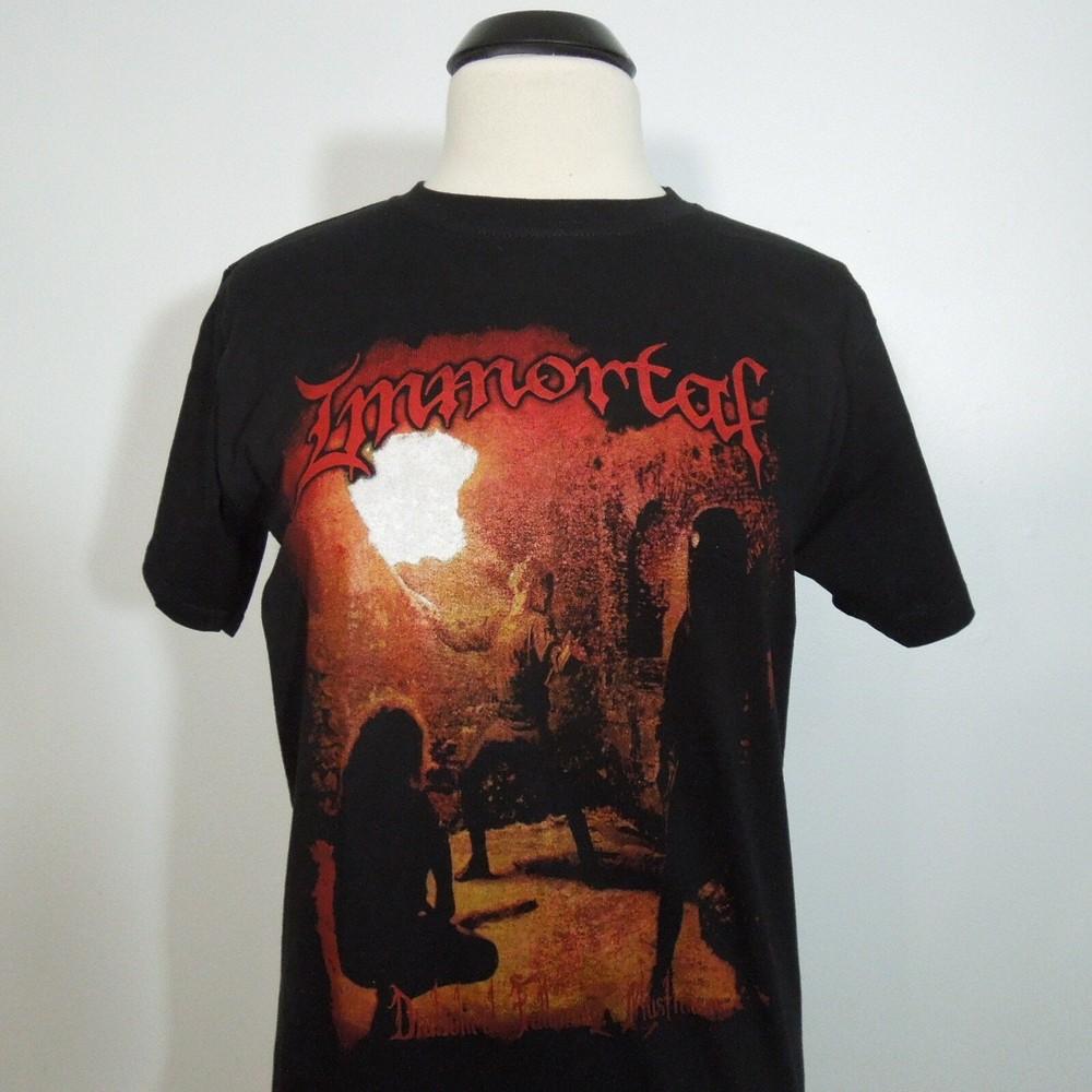

IMMORTAL Diabolical Fullmoon Mysticism XL T-Shirt Black Mens Unisex T-Shirt XXXXL