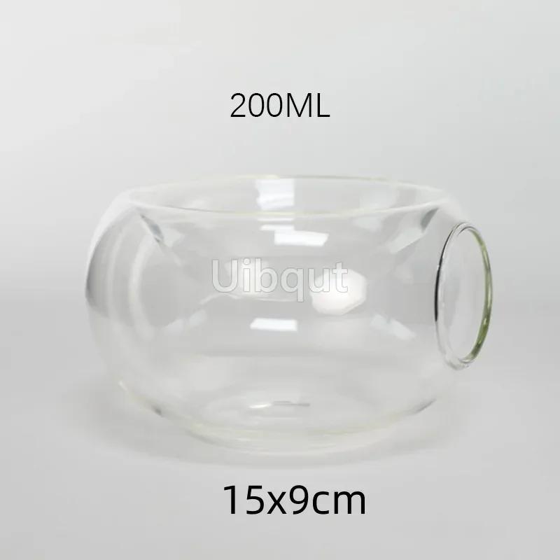 Innovative UFO Dry Ice Glass Creative Cuisine Tableware bowl Luxury Hotel Dishes Salad Bowls Molecular Food Dishes Artistic dish