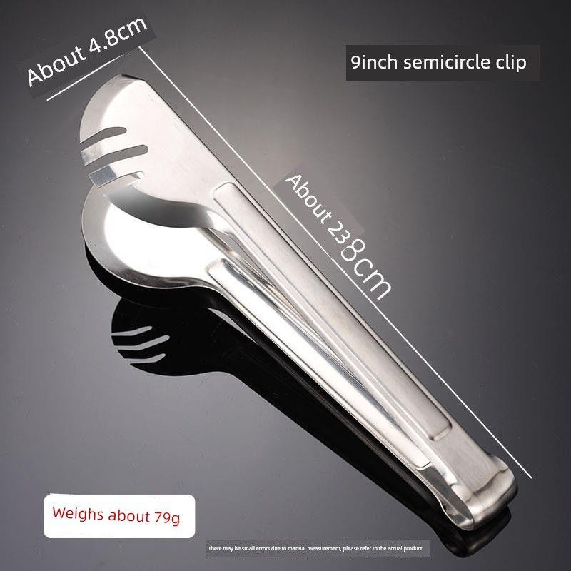 Stainless Steel Tongs, Food Tongs, Stainless Steel Food Clips, Bread Tongs, Barbecue Tongs, Bun and Steamed Bun Tongs, Extended Spicy Hot Pot Tongs