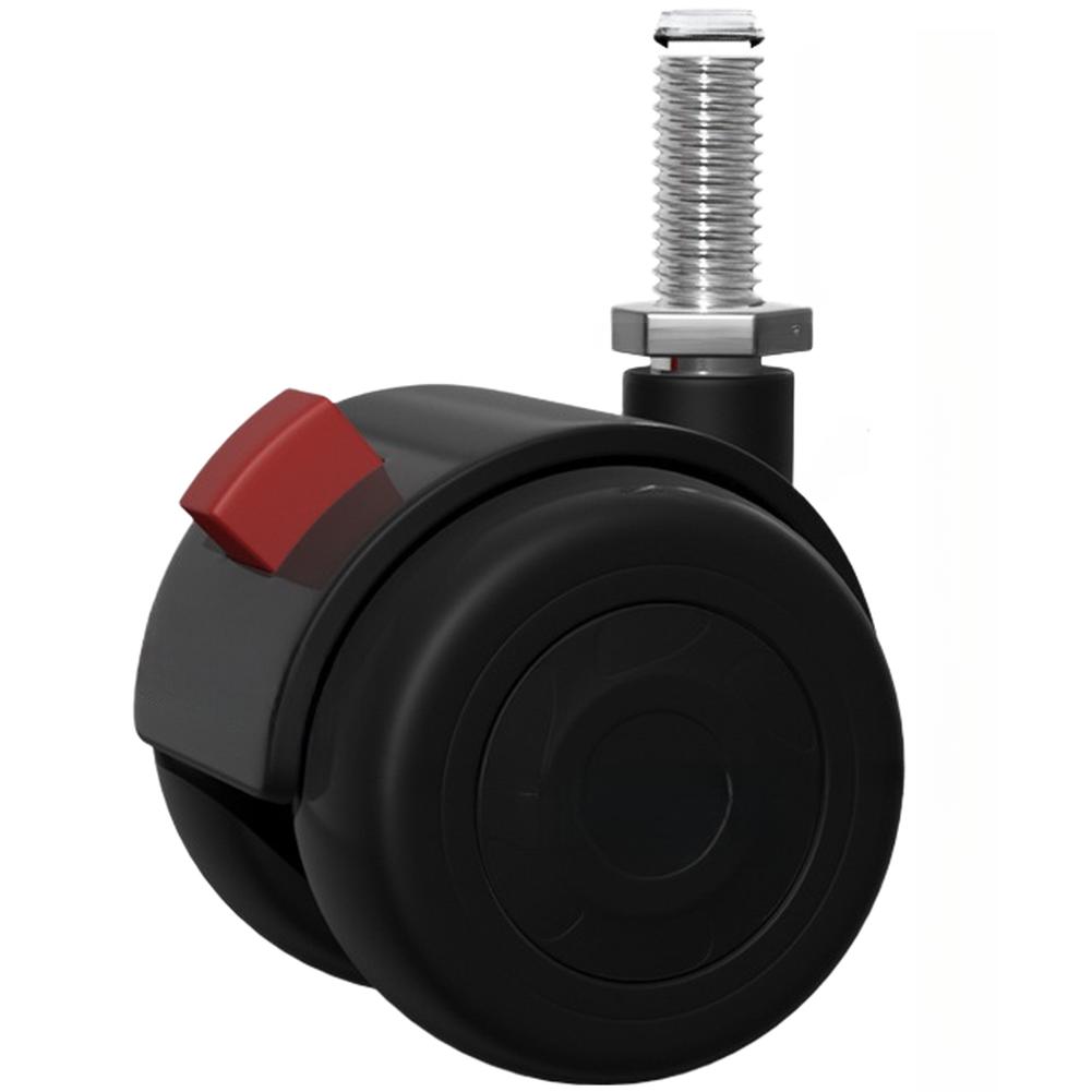 1pc Swivel Chair Casters With Brake TPE Silent Wheels Multi-purpose Use For Office Computer Gaming Chairs