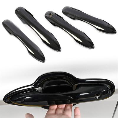 Cache Poignée de Porte 4pcs ABS Noir Brillant Toyota Camry XV70 2018-2019