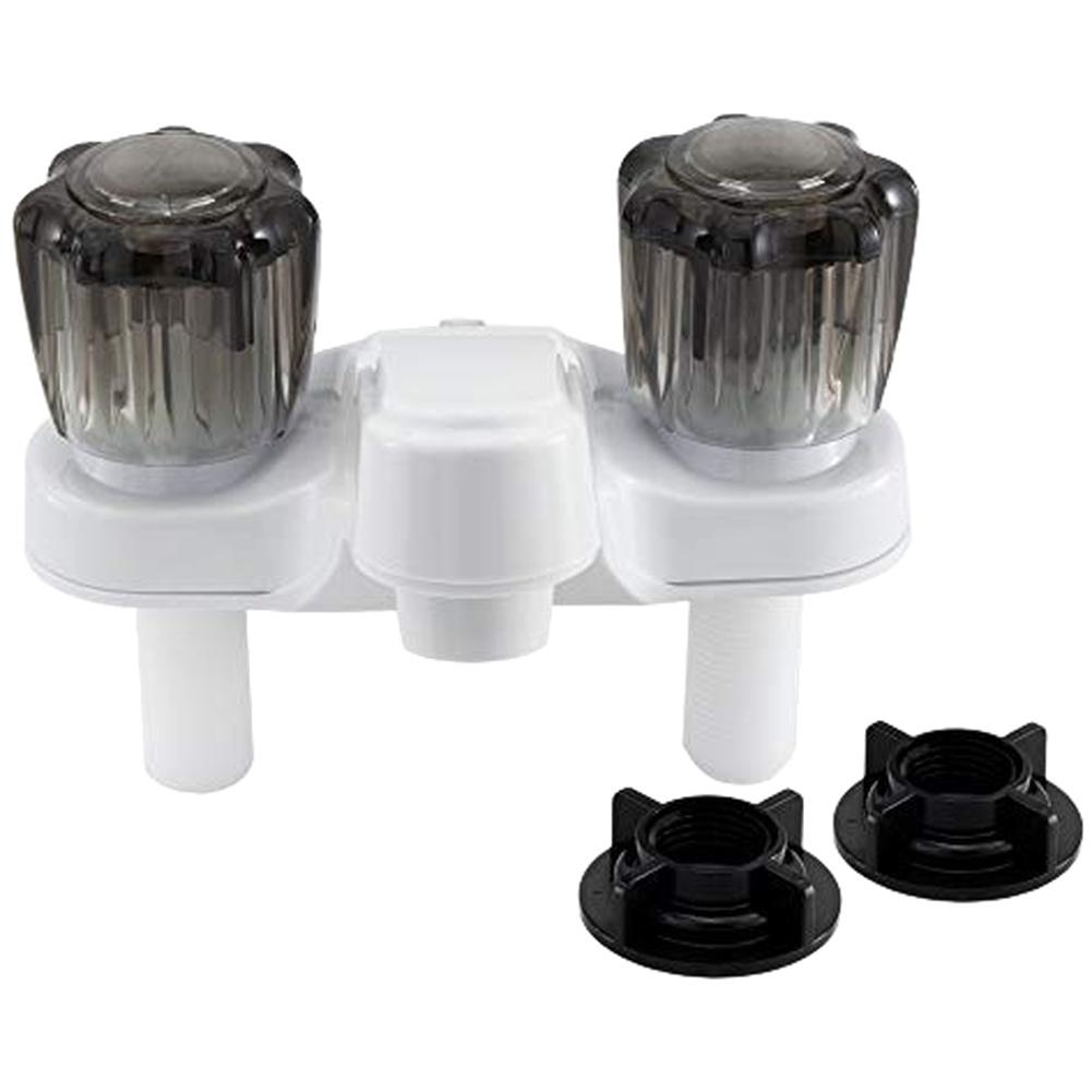 1 Stück Badezimmerarmatur RV Badezimmerarmatur 15x15x10cm Kunststoff Temperaturregelung Einfache Installation Mit Heiß- & Kalt-Etiketten Armaturen