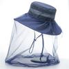 Portable Anti Bee Hat Multifunctional Fishing Sun Cap New Mosquito Net Hat