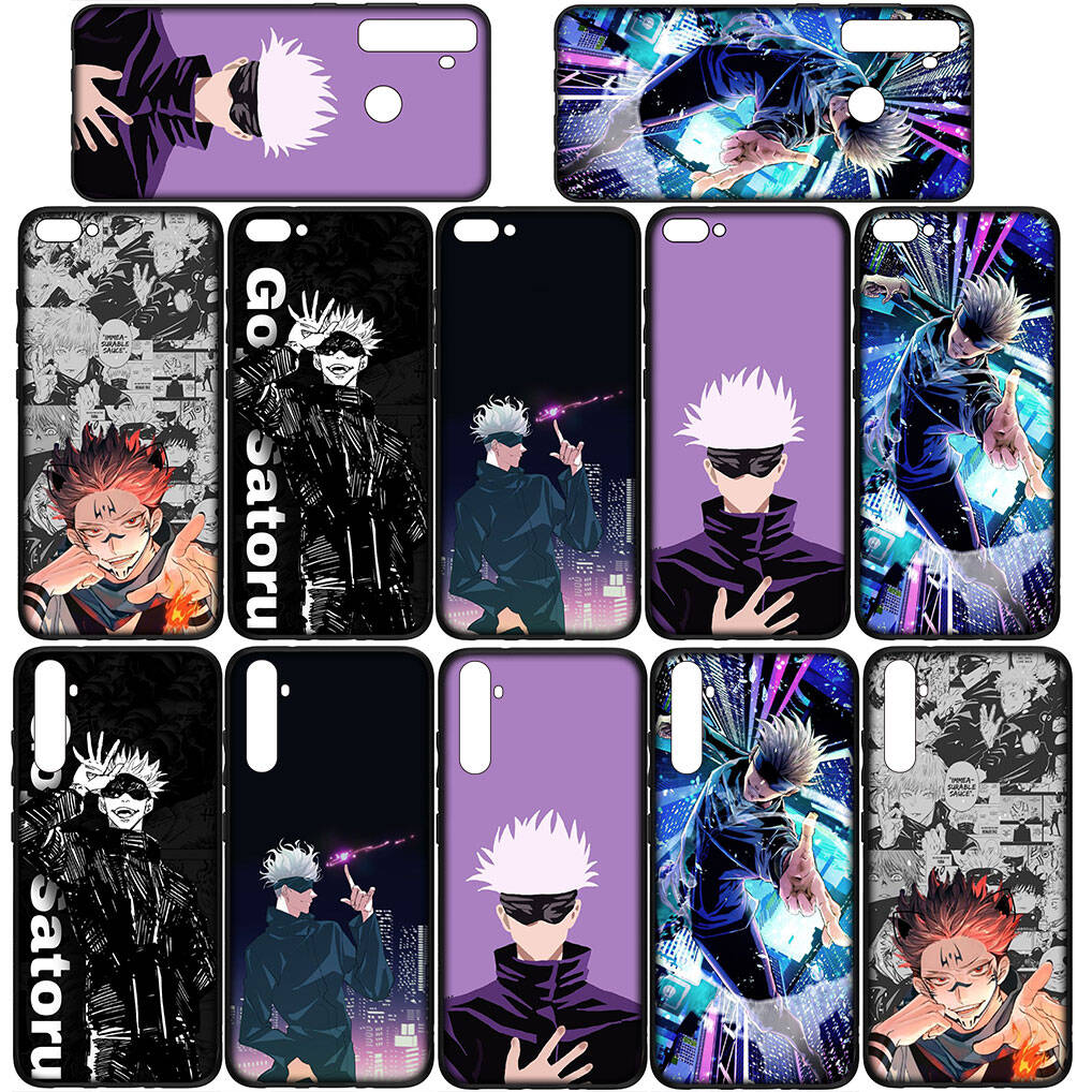 for iPhone 17 16 15 Xiaomi Poco F7 F8 X7 X6 C85 C75 C71 Redmi Note 14 13 12 Pro Max 14C 13C 15C A3 A4 Phone Case Jujutsu Kaisen Gojo Satoru Wallpaper