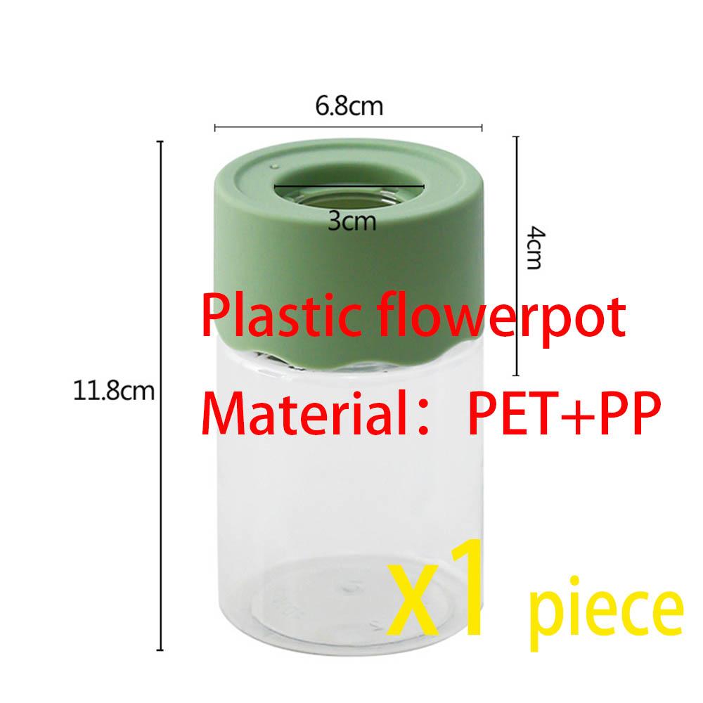 Mini hydroponický květináč Domácí váza Dekor Transparentní imitace skla Květináče bez půdy Květináč na zelené rostliny pro domácí dekoraci
