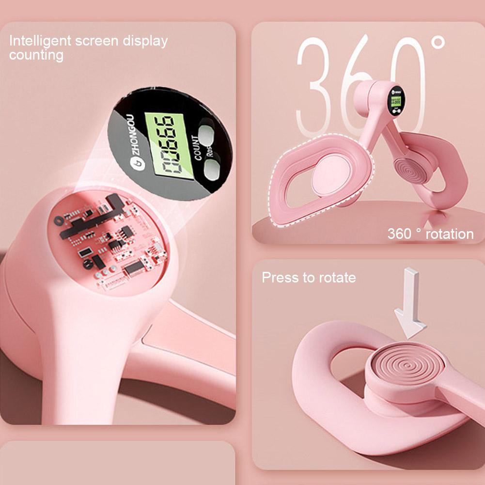 Pelvic Floor Muscle Trainer Inner Thigh Toner Leg Clamp Beautiful ABS Home Trainer Legs Kegel E L2Q3