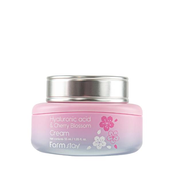 FarmStay Hyaluronsäure- und Kirschblüten-Toner 150 ml, Emulsion 120 ml, Serum 35 ml, Creme 55 ml  (15 Optionen)
