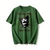 Adult and Childrens Comforting Catplaying Pure Cotton Tshirt Lazy and Casual Perfect for Staying At Home or Parties