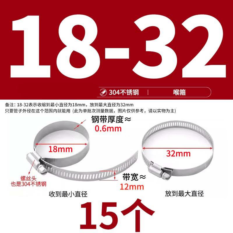 BENXINNONG 304 Stainless Steel Hose Clamp