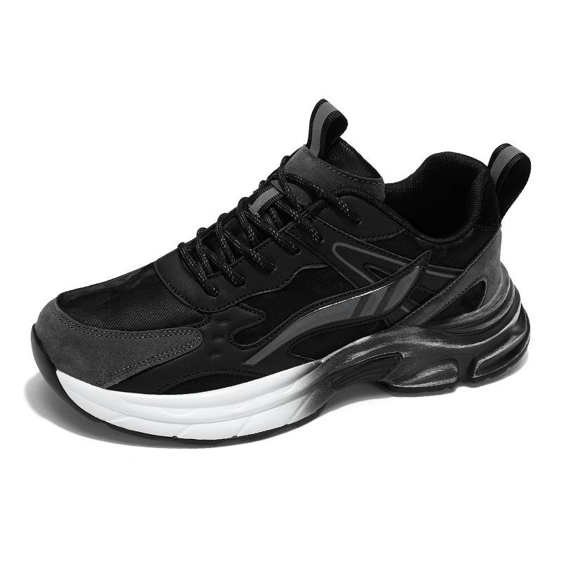 Men's shoes autumn and winter new breathable and comfortable casual sports shoes wear-resistant soles daily commuting wear dad shoes
