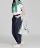 Green Stuff Effortlessly Boxy Shopper Bag 53 Sunlight Texture - Silver