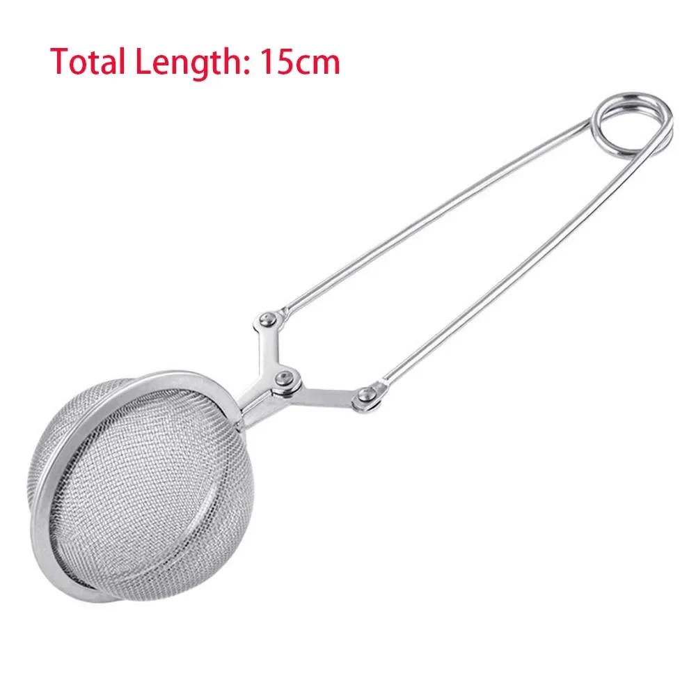 Stainless Steel Tea Diffuser Easy to Clean Durable Mesh Strainer with Hanging Hook Handle Portable Loose Leaf Tea Steeper