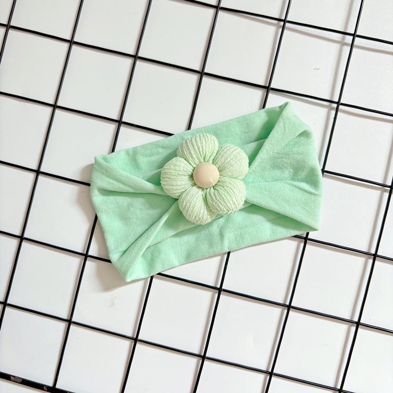 Cute Floral Baby Hair Band - Summer Protection Elastic Headband for Boys & Girls