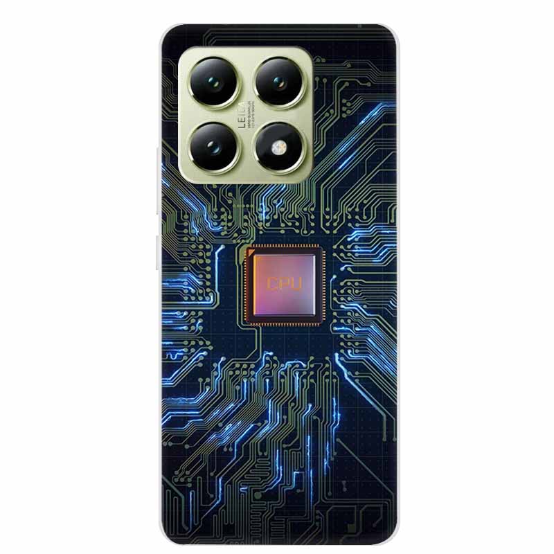 6.67" For Xiaomi 14T Pro 5G Phone Case Clear Silicone Soft TPU Back Cover Case For Xiaomi 14T Pro Case 14 T 14TPro Protective