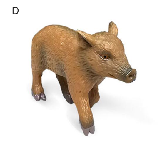 Wild Boar Figurine Lovely Creative Vivid Wild Animal Wild Boar Model for Decoration