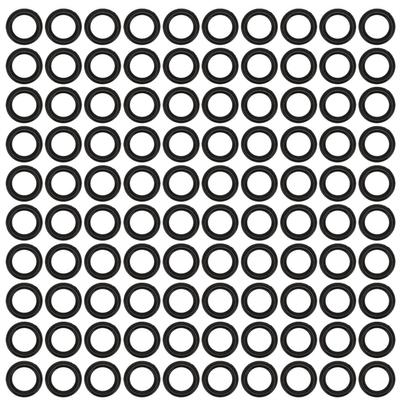 100PCS Pig Drinker Accessories Plastic Rings Drinker Installation Washer for Poultry Feeding