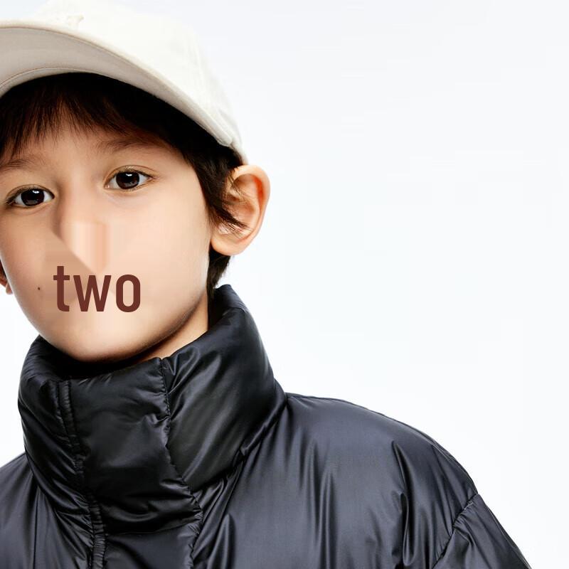 Little MO&Co. Kids' Volcanic Heat Stand Collar Down Jacket