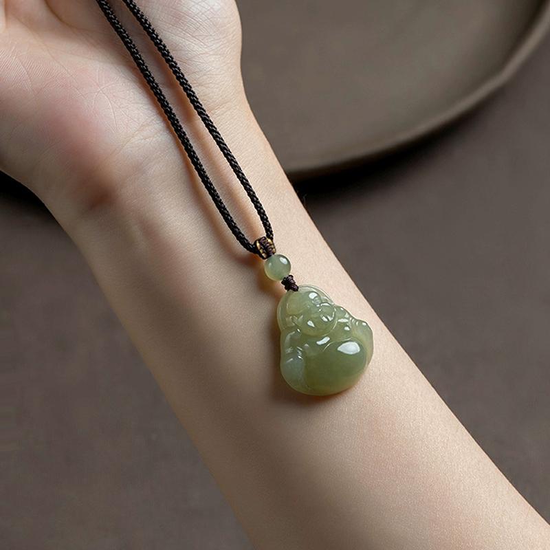 Maitreya Pendant Statue Necklace Able Women'S Wealth Jewelry Gifts