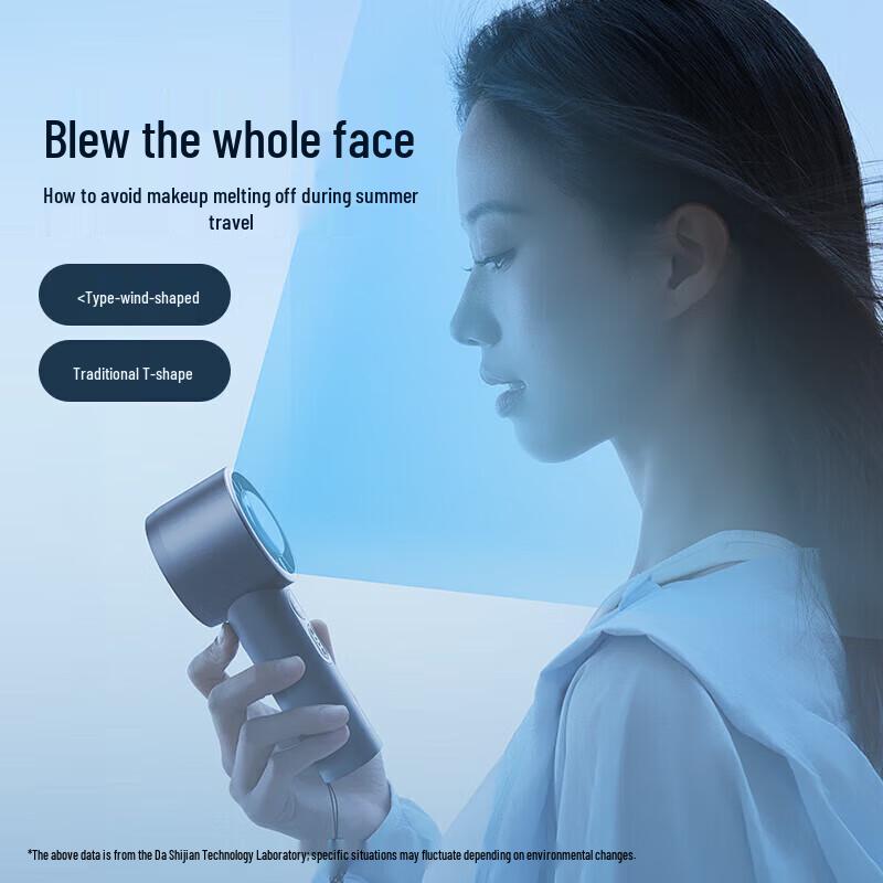 Xiangwu Engine Ice Portable Bladeless Handheld Fan