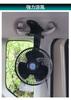 Meltec Car Fan, 150mm, DC12V, Powerful Cool Airflow (Two-Level Airflow Adjustment, Clip/Screw Mounting, Swivel Function (Approx. 60°)), Black, CF-106