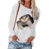 Women's Fashion And Winter Round Neck Casual Pullover Long Sleeve T-Shirt
