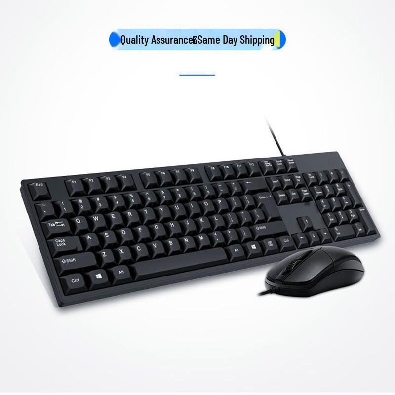 Youshi Wired Keyboard and Mouse Combo with Mouse Pad