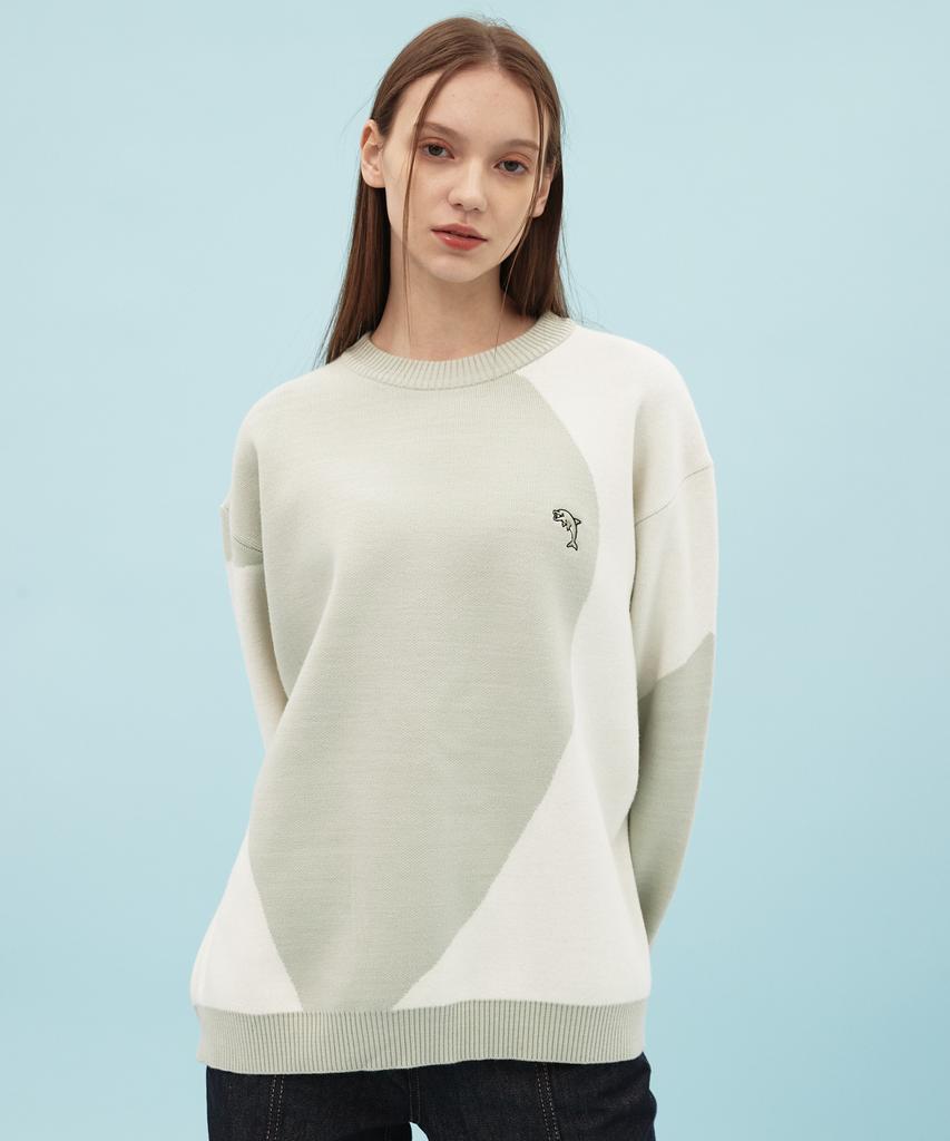 WAIKEI Breeze Crewneck Knit Mint