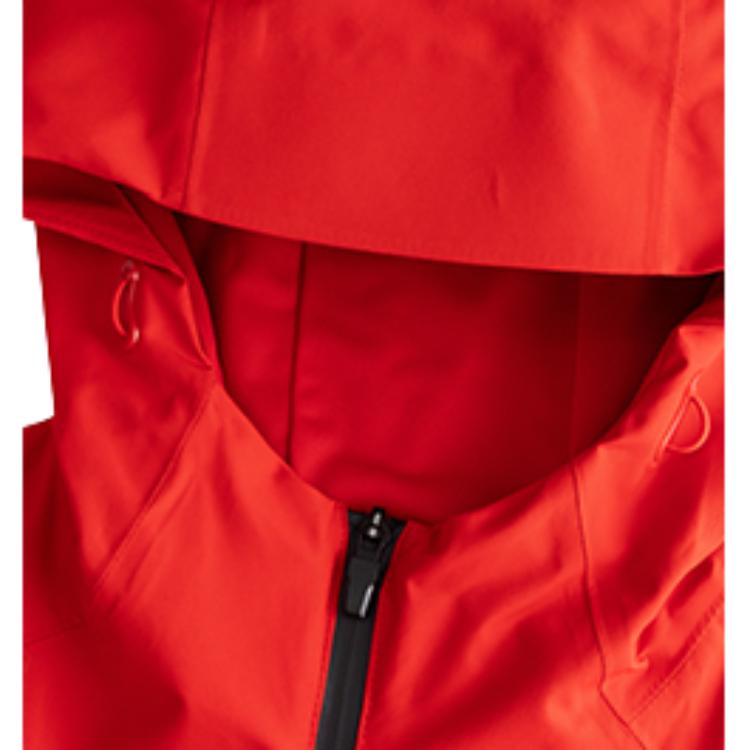 Anta Comfortable Versatile Casual Water-Resistant Jacket With Letter Zipper And Hood Men Jacket Classic-Red 152517622-2