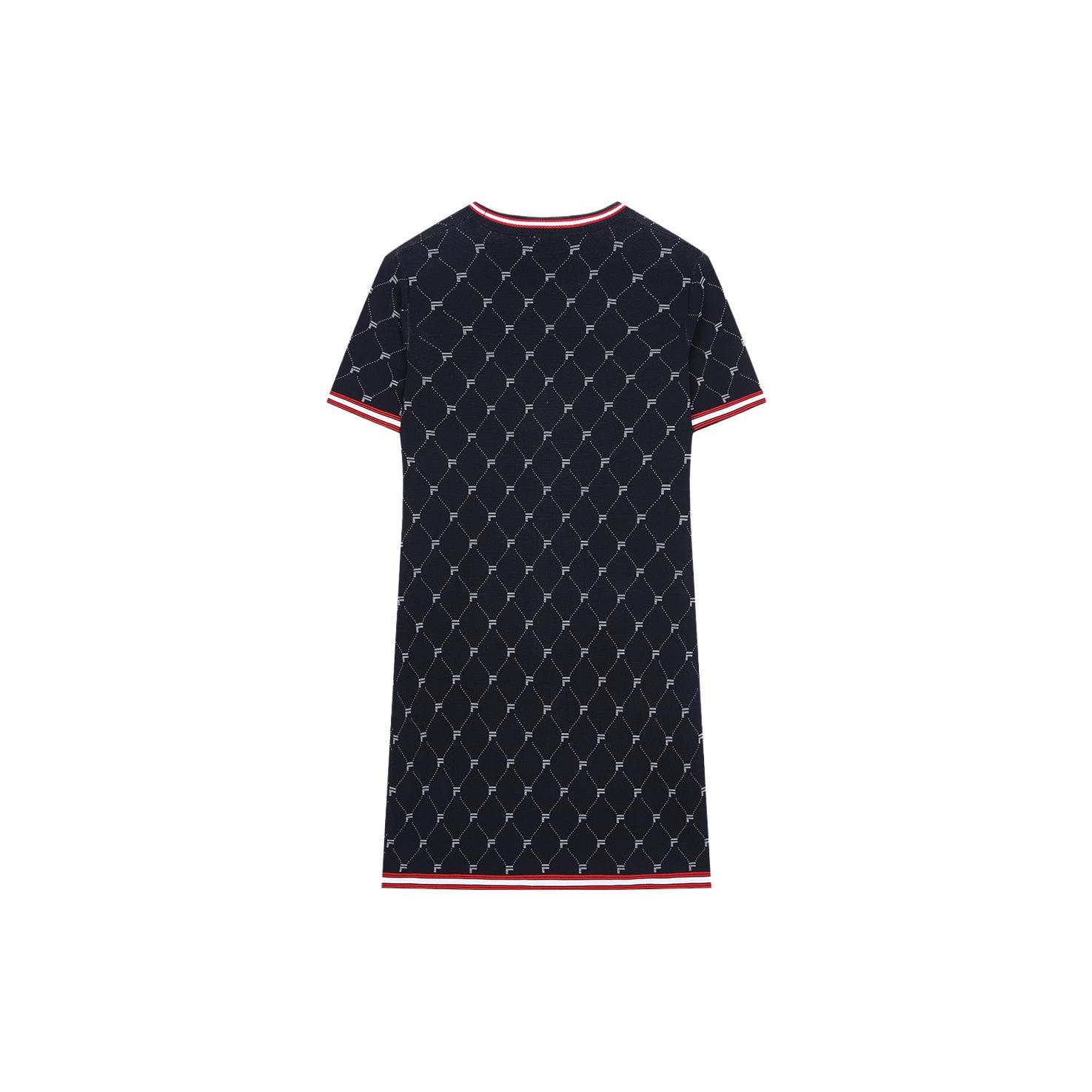 

New FILA Short Sleeved Dress Women s Legend Blue F11W331311FNV M