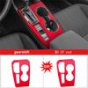 Car Interior Sticker Gear Box Protective Film For Honda Civic 11th Gen - Car Gear Panel Sticker Carbon Fiber Black