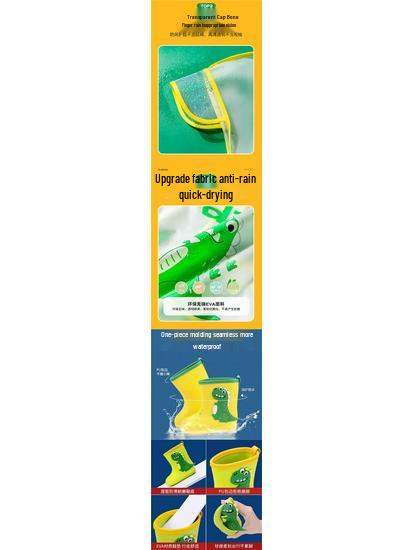 Children's Non-slip Waterproof Rain Boots - Cartoon Design for Boys and Girls