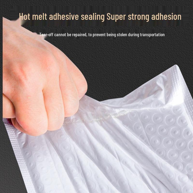 

Pearlescent Foam Bubble Bag: Thickened, Self-Adhesive, Protective Packaging 11x11 cm, Box of 950