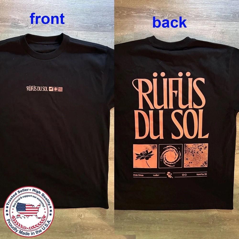 NEUES Rufus Du Sol 2025 Konzert Nachdruck T-Shirt Alle Größen