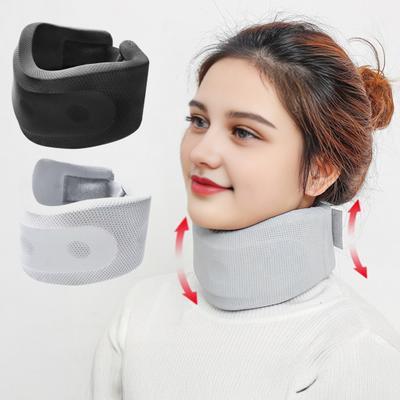 Neck Brace Memory Foam Travel Pillow Portable Posture Corrector Anti-Snoring Support Breathable Cervical Collar for Pain Relief