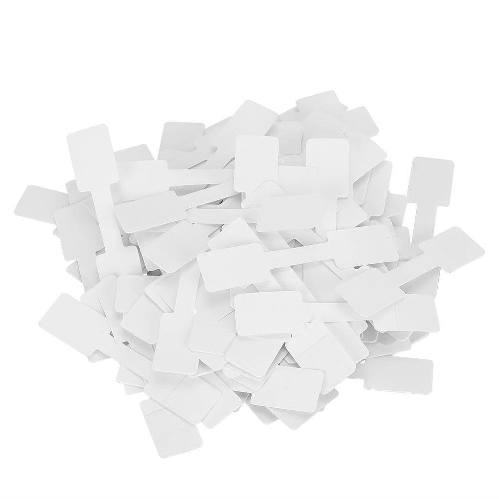200 Stück Blanko Papier Preisetiketten Karte Ring Halskette Armband Schmuck Quadratische Anhänger DIY Handarbeiten