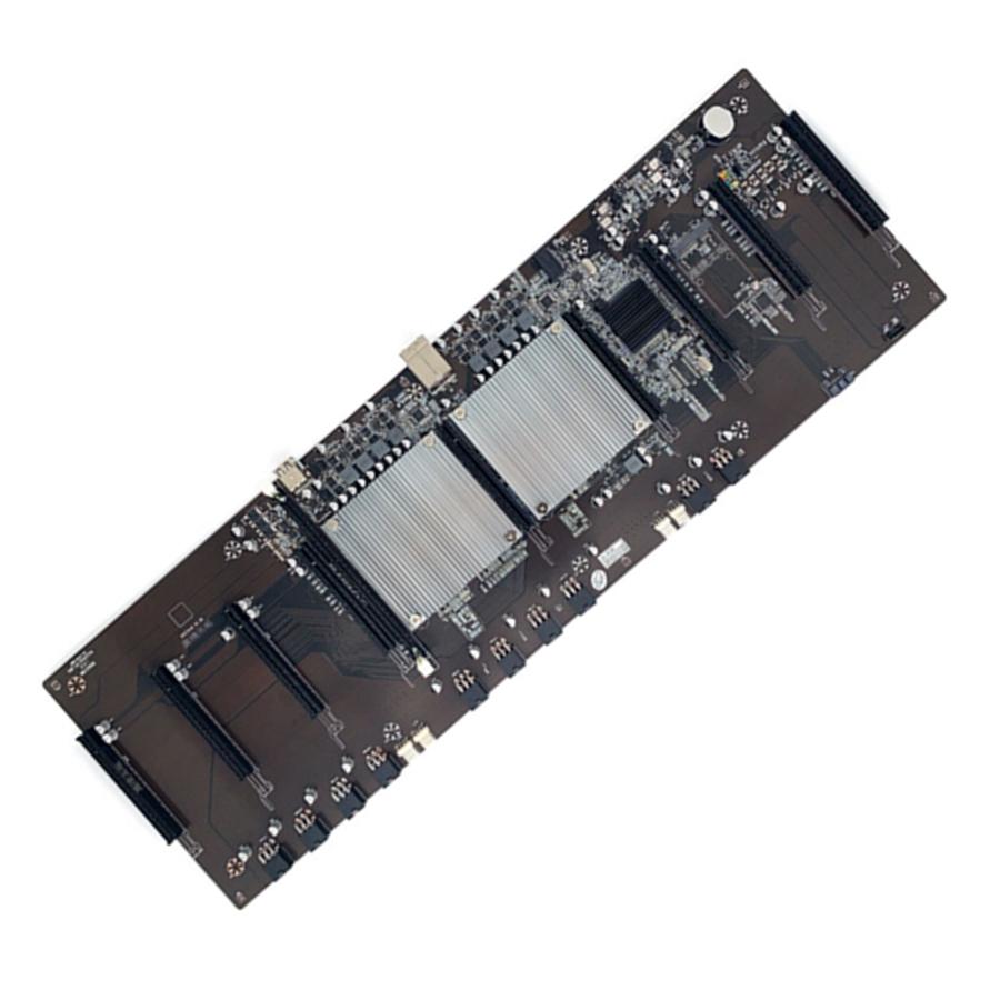 Btc X79 Mining Motherboard With Dual Processors, Ddr3, 8 Pci-E X16 Slots, E5-2620 Processor, Recc Ddr38 Gb Memory, Msata Ssd 120 Gb For 3060 Video Car