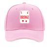 Playing Bridge Card Game Typography Hip Hop hat Fashion Outdoor Sports Sandwich Baseball Cap
