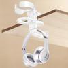 2-In-1 Desktop Cup Holder And Headphone Stand, Made Of Sturdy Abs Material, Gaming Headphone Stand And Cup Holder