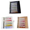 Organized Nail Swatches Book System for Professionals and Enthusiasts Including Numbered Magnetic Tips