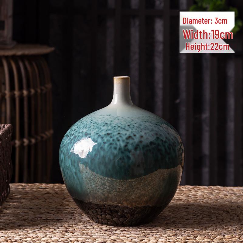 

Зелена порцелянова ваза в китайському стилі для квіткових композицій та декору дому