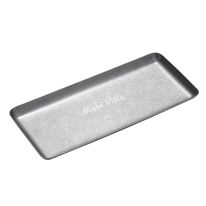 MOBIGARDEN Retro Stainless Steel Camping Tray