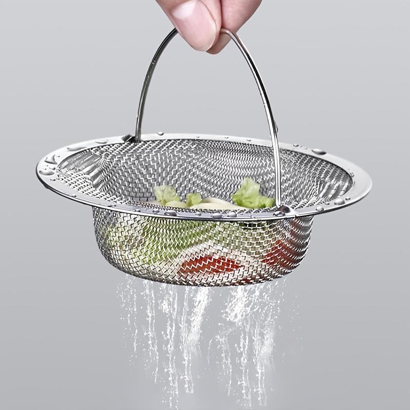 3PCS Set Kitchen Sink Strainer Stainless Steel Sink Funnel Anti Blocking Sink Dishwasher Basin Floor Drain Sewer Hair Strainer