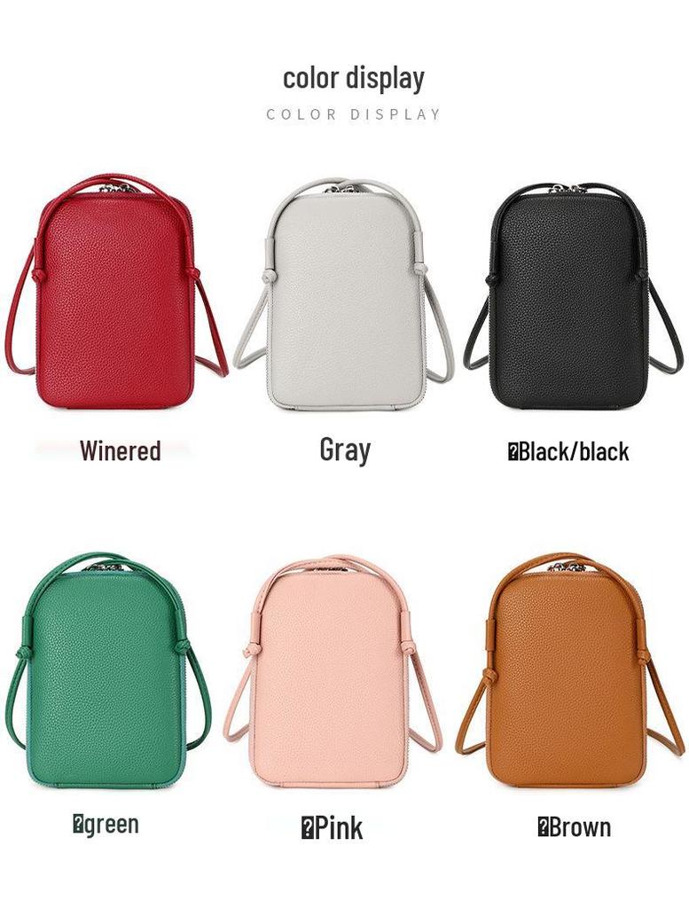 Summer Fashion Women's Crossbody Bag - Vertical Solid Color Mini Phone & Shoulder Bag, Niche Design