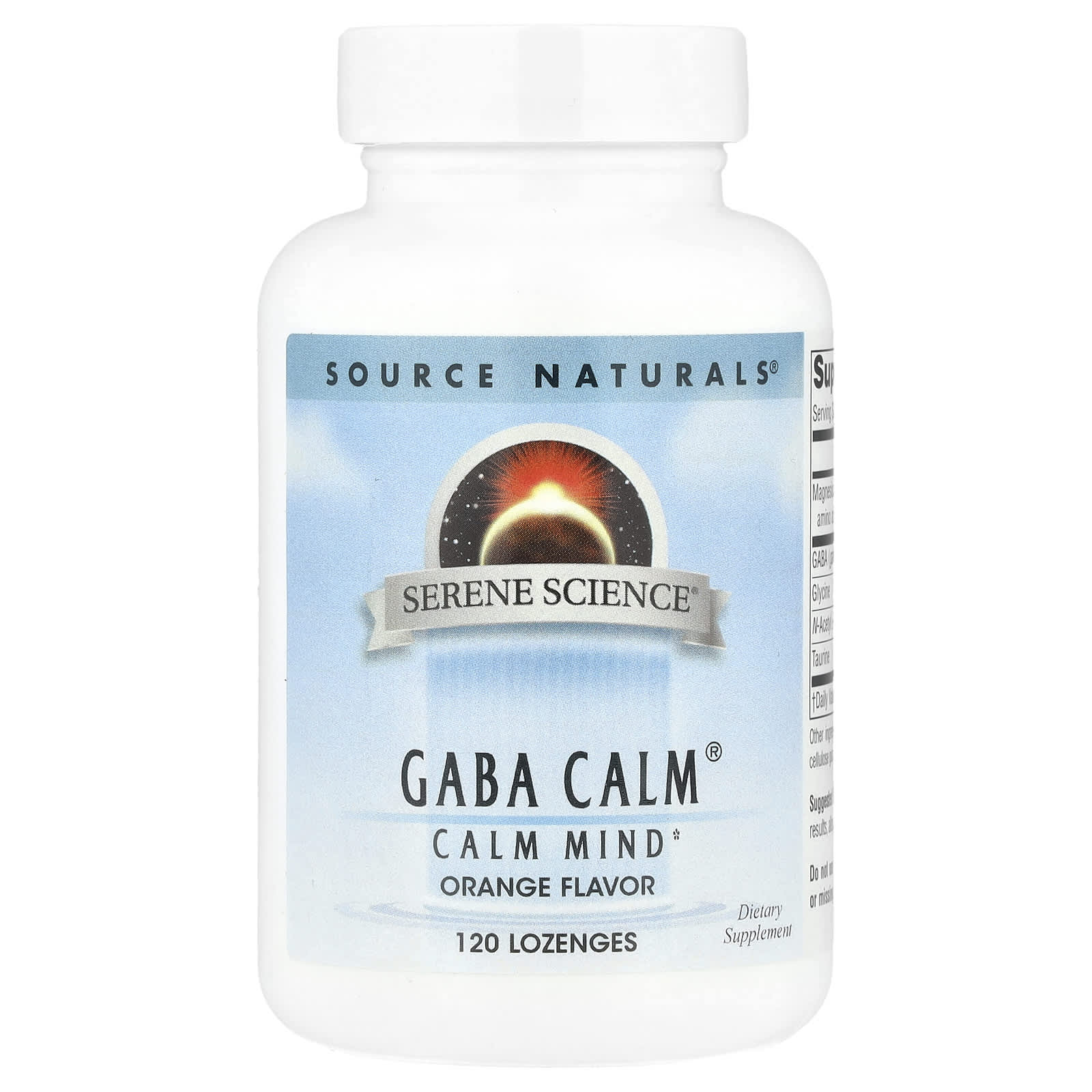 

Serene Science®, Gaba Calm®, Orange Flavor, 120 Lozenges