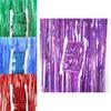 Eye-catching 1x2.5m Shimmering Laser Curtain For Birthday Party Dcor In Various Colors