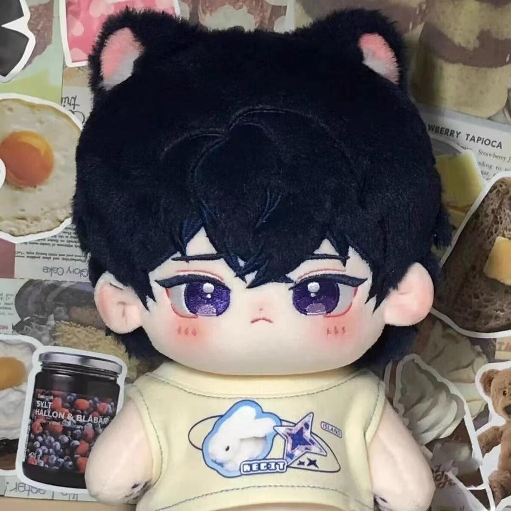Unfinished Incident: Lu Cotton Doll 20cm Male Child with Bones Naked Child Doll Clothes Male Birthday Gift